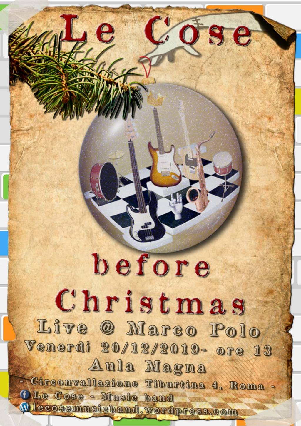 Le Cose Live@Sapienza&nbsp;20.12.2019
