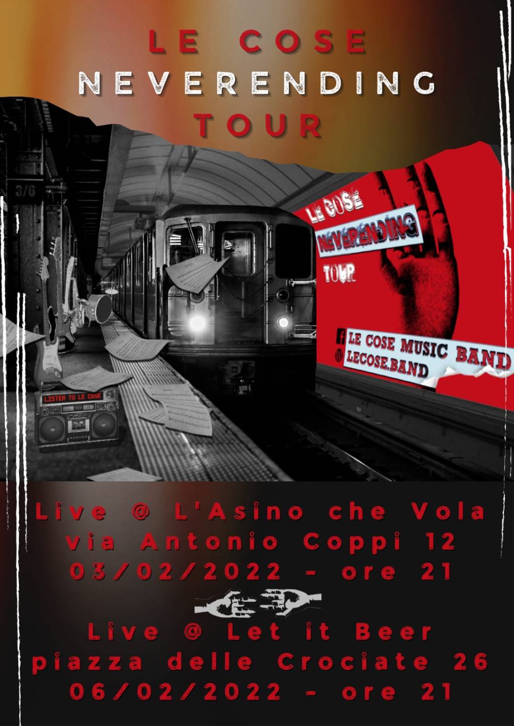 Nuove tappe del Neverending Tour de Le&nbsp;Cose